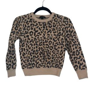 Women’s Sweater Small JCREW‎ Sweater Cheetah Print Pullover Women’s Clothing